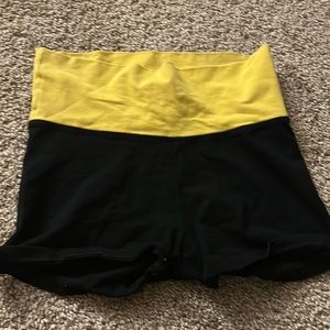 black shorts in a size small from forever 21